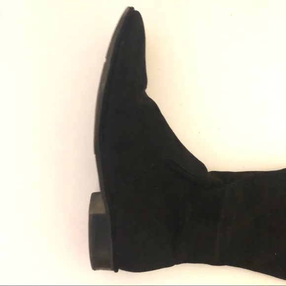 Marc Fisher Octavie Over-The-Knee Suede Boot Black - Picture 4 of 8